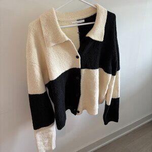 OAK AND FORT Checkerboard Sweater